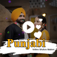 Ikona programu: Punjabi Lyrical Video Mak…